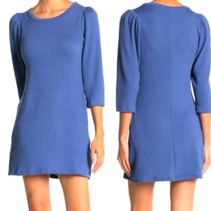 Velvet Torch Ribbed Mini Dress S